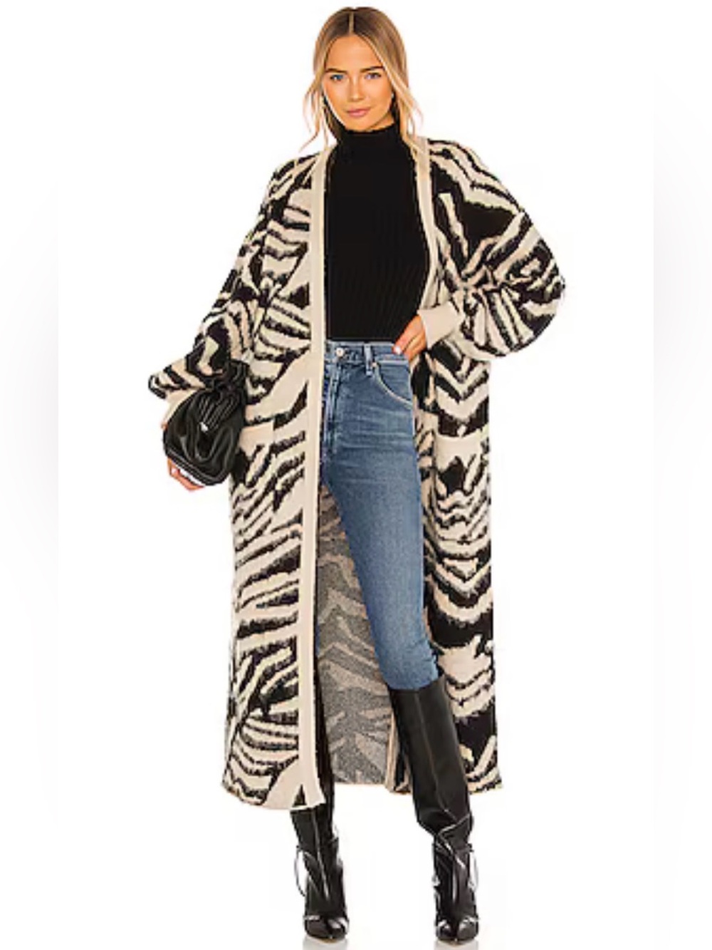 Show Me Your Mumu Out And About Cardigan in Tigre Knit